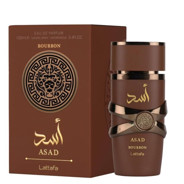 Lattafa Asad Bourbon for Unisex Eau de Parfum Spray, 3.4 Ounce / 100 ml - 图片 2