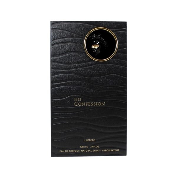 Lattafa His Confession for Men Eau de Parfum Spray, 3.4 Ounce / 100 Ml - 图片 2
