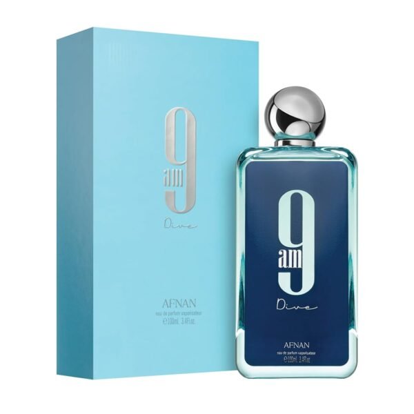 Afnan 9 AM Dive Unisex Eau De Parfum, 3.4 Fl. Oz - 图片 2