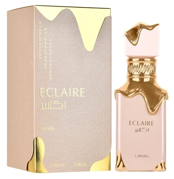 Lattafa Eclaire - Vanilla, Caramel, Sweet, Floral - Eau de Parfum Long-Lasting Fragrance for Women, 3.40 Ounce / 100 ml - 图片 3