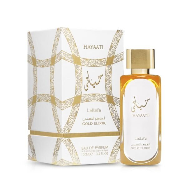 Lattafa Hayaati Gold Elixir Eau De Parfum Spray for Unisex, 3.4 Ounce - 图片 3